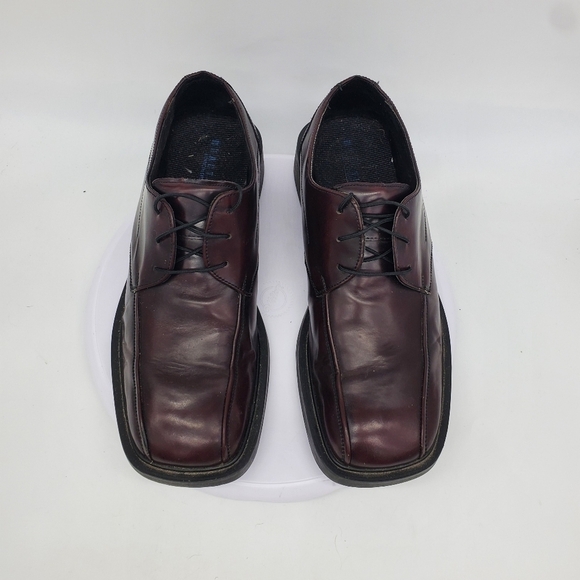 Kenneth Cole Reaction Dress Shoe Men’s 10 F Sqaure Toe Oxfords